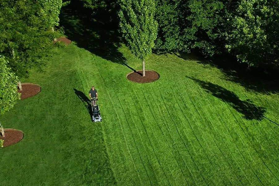 best battery powered push lawn mower