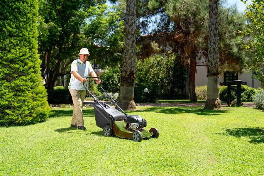 best battery powered push lawn mower